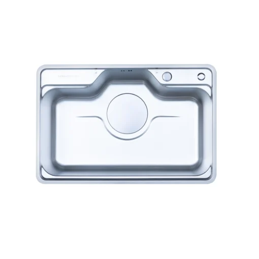 Bồn rửa chén 1 hố Nobinox Liken NL724D chịu lực tốt.