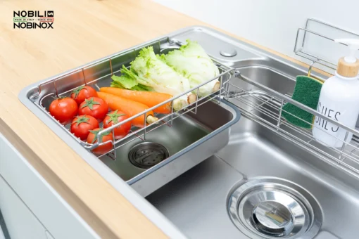 Chậu rửa bát 1 hố Nobinox Liken NL792D là lựa chọn lý tưởng cho gia đình hiện đại.