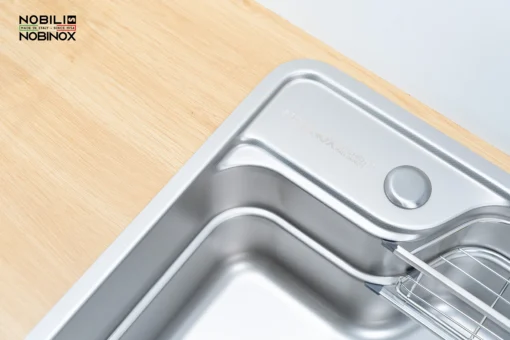 Bồn rửa chén 1 hố Nobinox Liken NL792D thiết kế đẹp mắt, phù hợp mọi không gian.