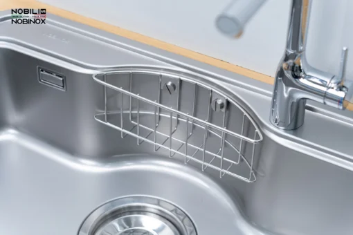 Bồn Rửa Chén Cao Cấp – CHẬU RỬA BÁT 1 HỐ NOBINOX ROSA NN975D Kiểu Dáng Hiện Đại
