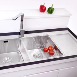 Chậu rửa inox NOBINOX LIKEN NL749 lắp đặt trong nhà bếp