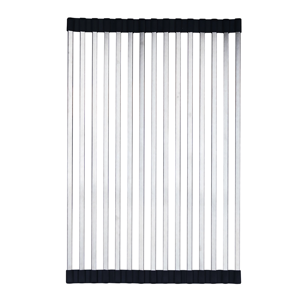 Khay cuộn thoát nước chậu rửa inox LIKEN Khay cuộn inox để ráo chén bát trên chậu rửa bát NOBINOX