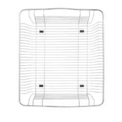 Rổ inox NOBINOX chống gỉ đặt trong chậu rửa bát