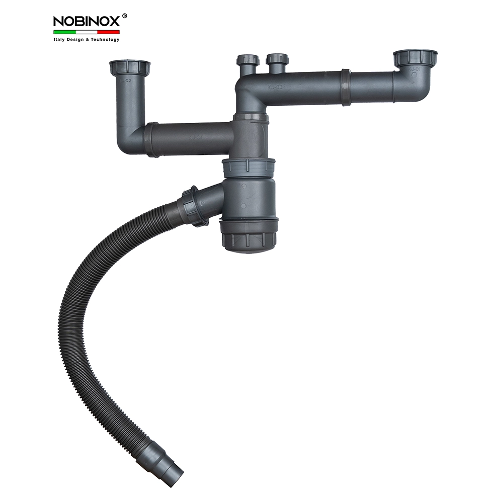 Bộ xả chậu rửa bát NOBINOX cao cấp Bộ xả chậu rửa inox thông minh NOBINOX chống tắc, dễ tháo lắp vệ sinh