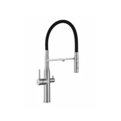 VÒI RỬA BÁT 3 ĐƯỜNG NƯỚC NOBINOX VIVO NX570 vòi nước rửa chén thiết kế sang trọng, chất liệu inox cao cấp
