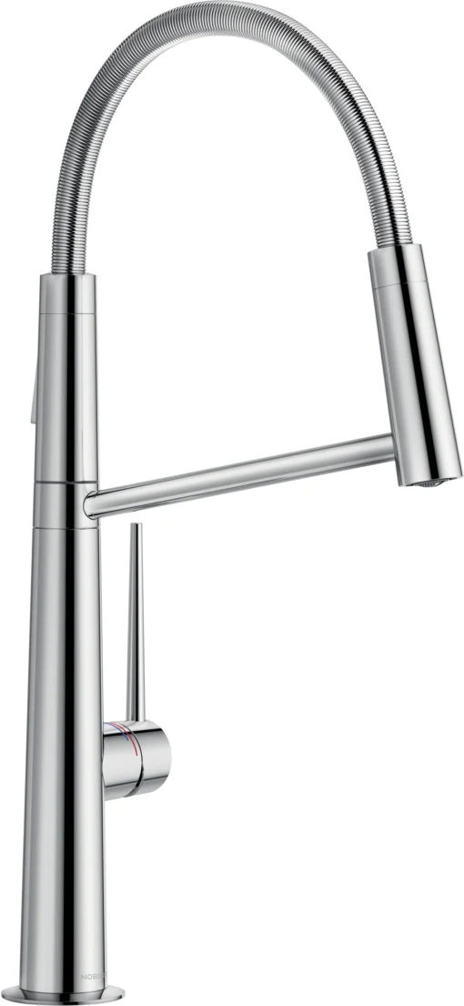 VÒI RỬA BÁT CẦN MỀM NOBILI LEVANTE NB303 vòi nước rửa chén thiết kế cần mềm dễ điều chỉnh, chất liệu inox cao cấp