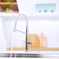 VÒI RỬA BÁT CẦN MỀM NOBILI LEVANTE NB303 vòi nước rửa chén với tính năng tiết kiệm nước, phù hợp cho gia đình
