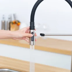 VÒI RỬA BÁT CẦN MỀM NOBINOX ALTO NX550 vòi nước rửa chén với thiết kế linh hoạt, dễ dàng sử dụng