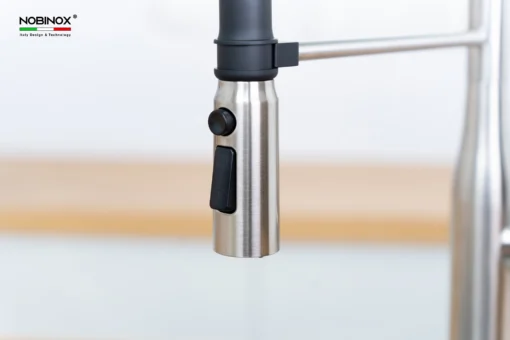 VÒI RỬA BÁT CẦN MỀM NOBINOX ALTO NX550 vòi nước rửa chén thiết kế cần mềm dễ dàng điều chỉnh