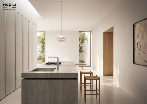 VÒI RỬA BÁT DÂY RÚT NOBILI MANIA NB215T vòi nước rửa chén tiện lợi cho mọi gia đình