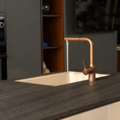 VÒI RỬA BÁT DÂY RÚT NOBILI MANIA NB217B vòi nước rửa chén tiết kiệm nước, thiết kế đẹp mắt