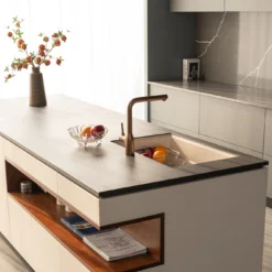 VÒI RỬA BÁT DÂY RÚT NOBILI MANIA NB217B vòi nước rửa chén thiết kế dây rút linh hoạt, dễ dàng điều chỉnh