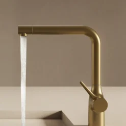 VÒI RỬA BÁT DÂY RÚT NOBILI MANIA NB218A vòi nước rửa chén tiết kiệm nước, thiết kế đẹp mắt