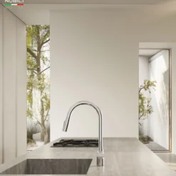 VÒI RỬA BÁT DÂY RÚT NOBILI MANIA NB305C vòi nước rửa chén tiện lợi cho mọi gia đình