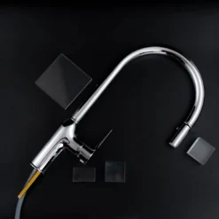 VÒI RỬA BÁT DÂY RÚT NOBILI RING NB131L vòi nước rửa chén thiết kế dây rút, dễ dàng điều chỉnh