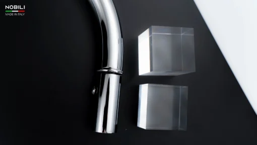 VÒI RỬA BÁT DÂY RÚT NOBILI RING NB131L vòi nước rửa chén thiết kế dây rút, dễ dàng điều chỉnh