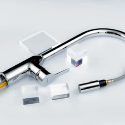 VÒI RỬA BÁT DÂY RÚT NOBILI RING NB131L vòi nước rửa chén inox chống gỉ, bền bỉ theo thời gian