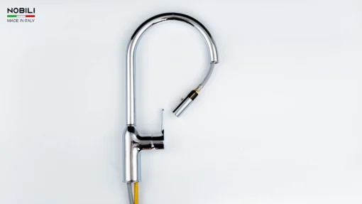 VÒI RỬA BÁT DÂY RÚT NOBILI RING NB131L vòi nước rửa chén inox chống gỉ, bền bỉ theo thời gian