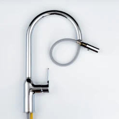 VÒI RỬA BÁT DÂY RÚT NOBILI RING NB131L vòi nước rửa chén inox chống gỉ, bền bỉ theo thời gian