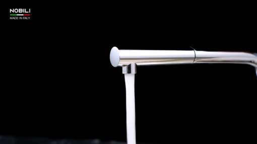VÒI RỬA BÁT DÂY RÚT NOBILI TABLE NB242 vòi nước rửa chén tiết kiệm nước, thiết kế đẹp mắt