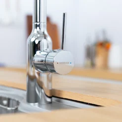 VÒI RỬA BÁT DÂY RÚT NOBINOX AQUA NX660 vòi nước rửa chén inox chống gỉ, bền bỉ theo thời gian