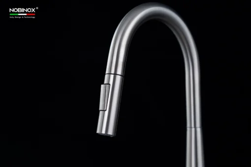VÒI RỬA BÁT DÂY RÚT NOBINOX WINTO NX501 vòi nước rửa chén inox chống gỉ, bền bỉ theo thời gian