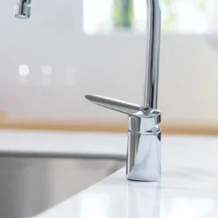 VÒI RỬA BÁT NOBILI BLUES NB188 vòi nước rửa chén inox chống gỉ, bền bỉ theo thời gian