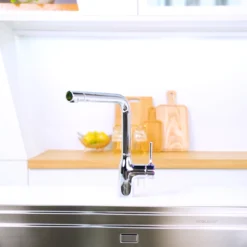 VÒI RỬA BÁT CẦN CỨNG NOBILI MANIA NB214 vòi nước rửa chén inox cao cấp, bền bỉ theo thời gian