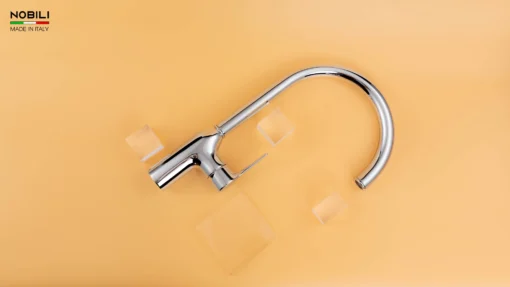VÒI RỬA BÁT NOBILI RING NB132 vòi nước rửa chén inox chống gỉ, bền bỉ theo thời gian