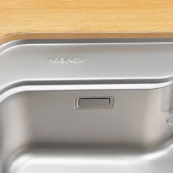 CHẬU RỬA BÁT 1 HỐ NOBINOX ROSA NN995D kiểu dáng tinh tế, chậu rửa bát inox dễ vệ sinh