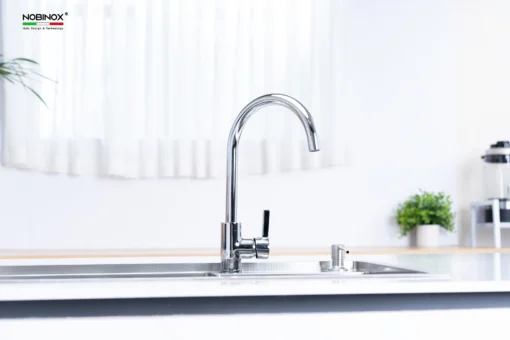 VÒI RỬA CẦN CỨNG BÁT NOBINOX LOREN NX522 vòi nước rửa bát có khả năng chịu nhiệt tốt, dễ dàng lắp đặt